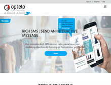 Tablet Screenshot of optelo.com